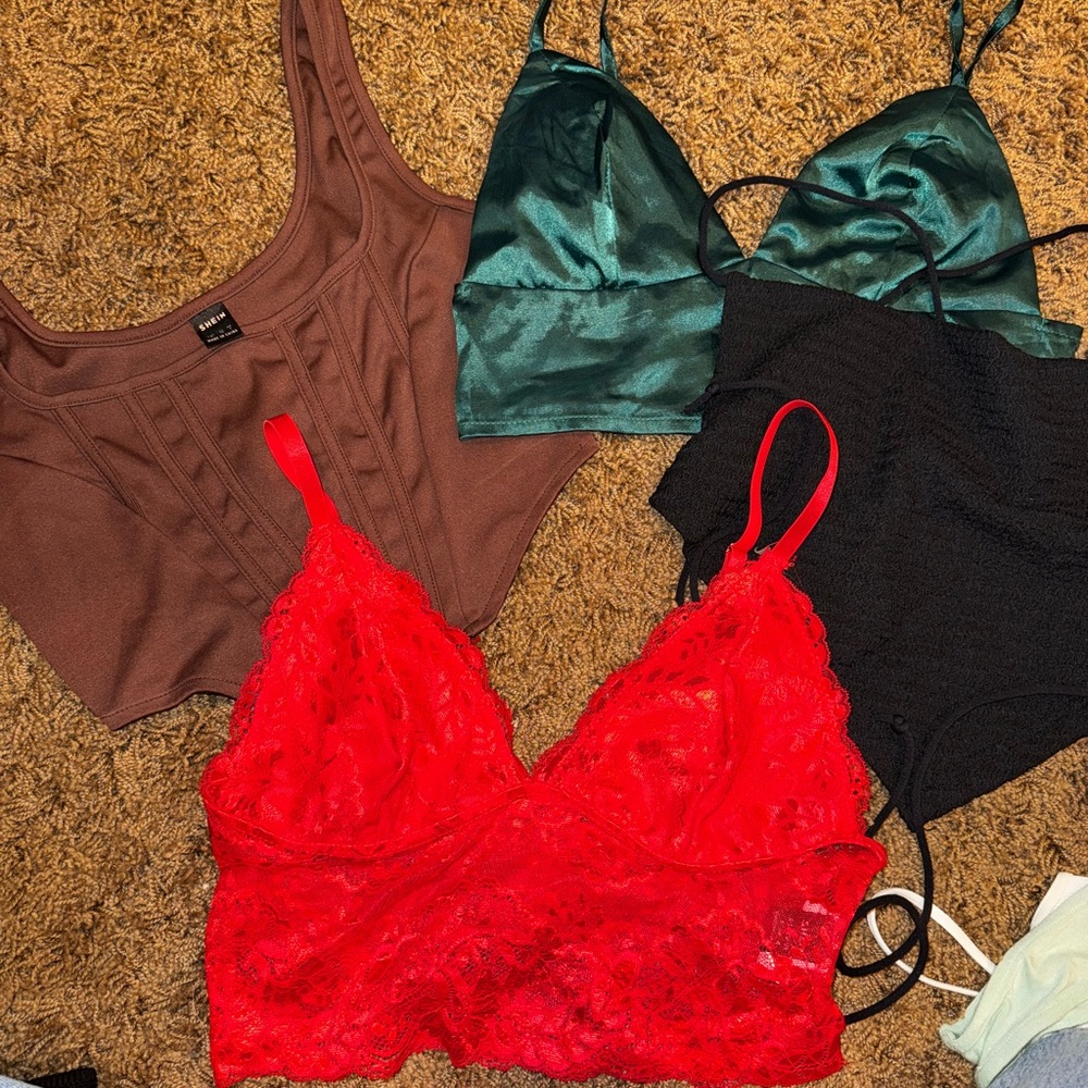 Red Lace Bralette